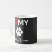 Ik hou van mijn Grote Pyreneeën hond aangepaste te Koffiemok (Voorkant links)