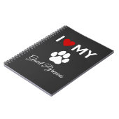 Ik hou van mijn Grote Pyreneeën hond aangepaste te Notitieboek (Linkerzijde)