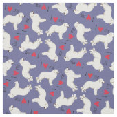 Ik hou van mijn Grote Pyreneeën Stof (Swatch)