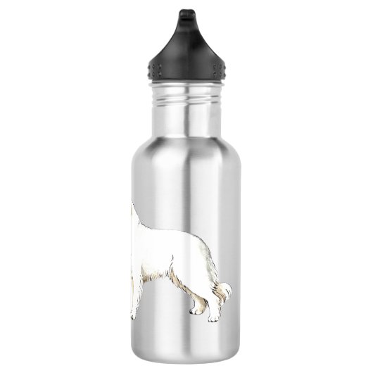 Ik hou van mijn Grote Pyreneeën Waterfles (Rechts)