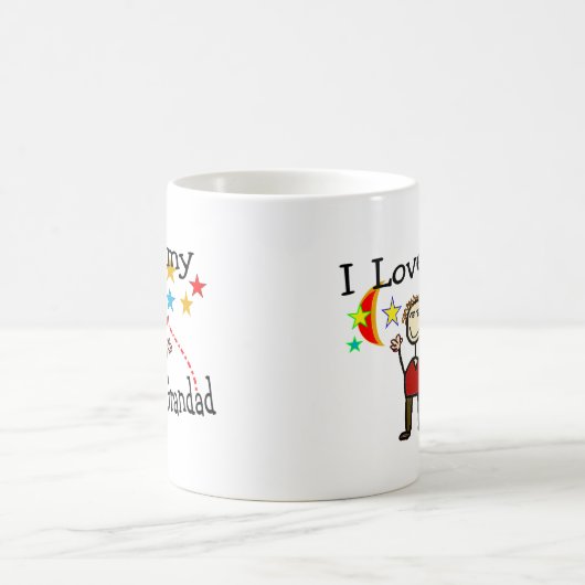 Ik hou van mijn grote vader koffiemok (Center)