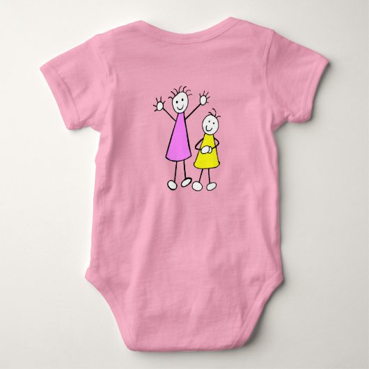 Ik hou van mijn grote zus romper (Achterkant)