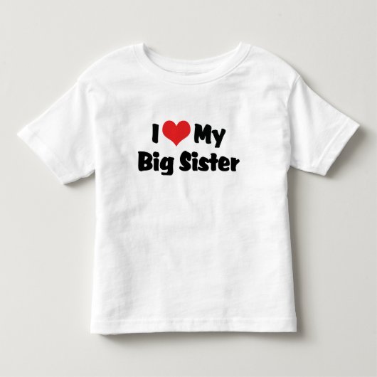 Ik hou van mijn grote zus T-shirt (Voorkant)