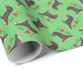 Ik hou van mijn grote Zwitserse berghond Cadeaupapier (Rol Hoek)