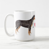 Ik hou van mijn grote Zwitserse berghond Koffiemok (Links)