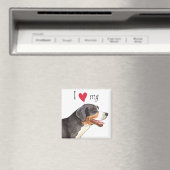 Ik hou van mijn grote Zwitserse berghond Magneet (Insitu (Vaatwasser))