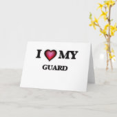 Ik hou van mijn Guard Kaart (Gele Bloem)