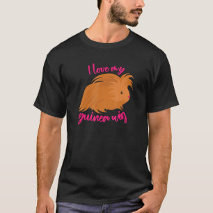 Ik hou van mijn Guinee, dat lang met de rode cavia T-shirt