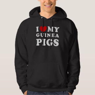 Ik hou van mijn Guinee varkens Ik hoor mijn Guinee Hoodie