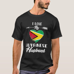 Ik hou van mijn Guyanese man Guyana T-shirt