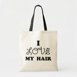 Ik hou van mijn haar tote bag
