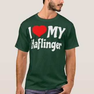 Ik hou van mijn Haflinger Paard 1 T-shirt