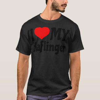 Ik hou van mijn Haflinger Paard T-shirt