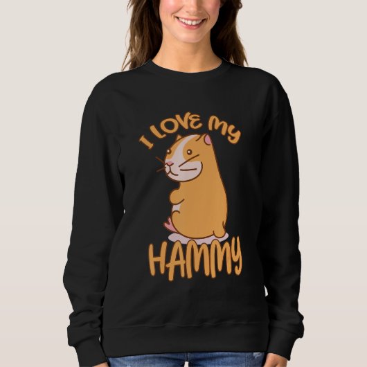 Ik hou van mijn Hammy S voor Hamster Hammy 2 Trui (Voorkant)