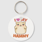 Ik hou van mijn Hammy Sleutelhanger (Voorkant)