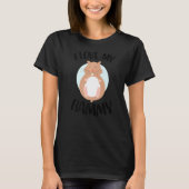 Ik hou van mijn Hamster Hamster Pet Owner Animal R T-shirt (Voorkant)