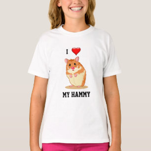 Ik hou van mijn Hamster Hamster T-shirt