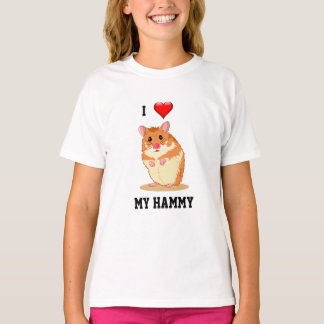 Ik hou van mijn Hamster Hamster T-shirt