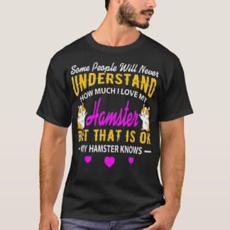 Ik hou van mijn Hamster Hamsters Liefhebbers Gift T-shirt