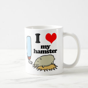 Ik hou van mijn hamster koffiemok