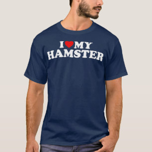 Ik hou van mijn hamster. Mijn hamster T-shirt