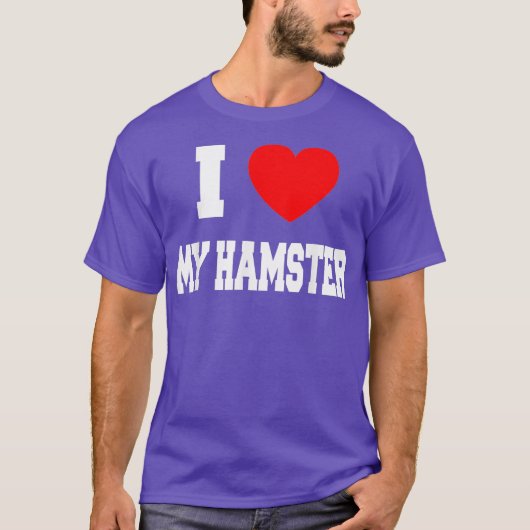 Ik hou van mijn hamster t-shirt (Voorkant)