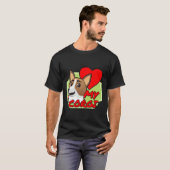 Ik hou van mijn hart Corgi T-shirt (Voorkant volledig)
