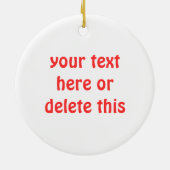 Ik hou van mijn hart Dinosaurs Cartoon Tyrranosaur Keramisch Ornament (Achterkant)