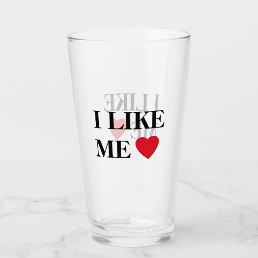 Ik hou van mijn hart glas (Voorkant)