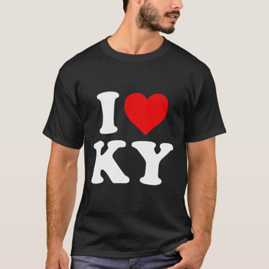Ik hou van mijn hart in Kentucky T-shirt (Voorkant)