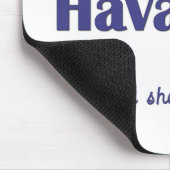 Ik hou van mijn Havanees (Vrouw Dog) Muismat (Hoek)