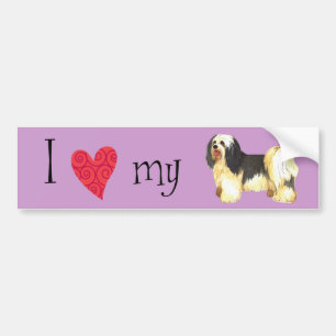 Ik hou van mijn Havanese Bumpersticker