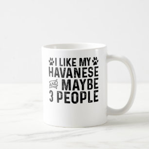 Ik Hou Van Mijn Havanese En 3 Mensen Koffiemok