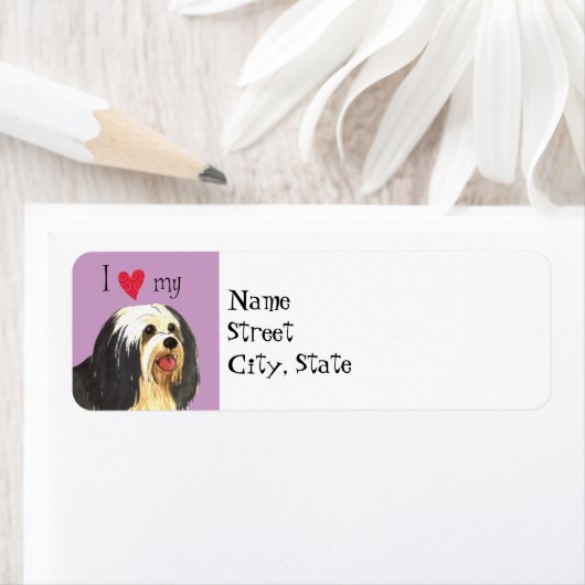 Ik hou van mijn Havanese Etiket (Insitu)