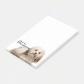 Ik hou van mijn Havanese Post-it Notes (Schuin)
