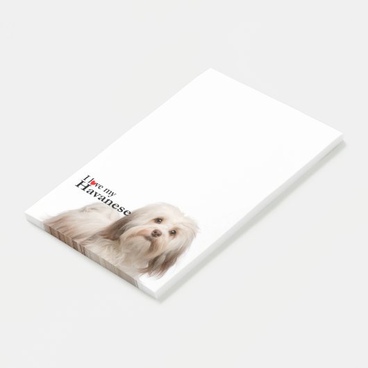 Ik hou van mijn Havanese Post-it Notes (Schuin)
