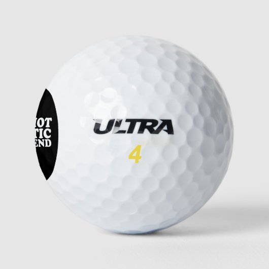 Ik hou van mijn heet autistisch Vriendin GF autism Golfballen (Logo)