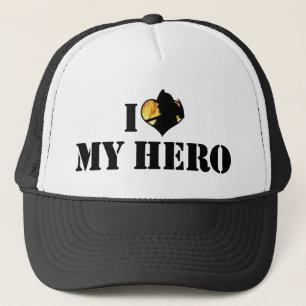Ik hou van mijn held trucker pet