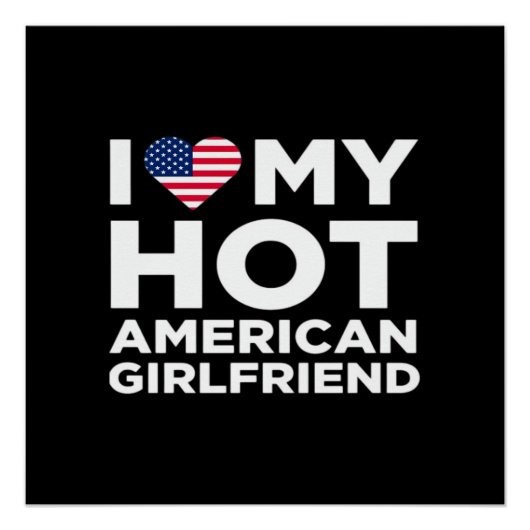 Ik hou van mijn hete Amerikaanse vriendin Perfect Poster (Voorkant)