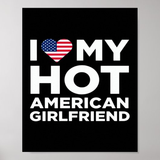 Ik hou van mijn hete Amerikaanse vriendin Poster (Voorkant)