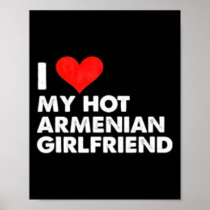 Ik hou van mijn hete Armeense vriendin Hart Armeni Poster