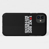Ik hou van mijn hete autistische vriend BF-autisme Case-Mate iPhone Case (Achterkant (horizontaal))
