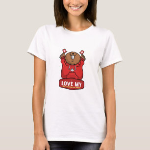 Ik hou van mijn hete Canadese vriendin T-shirt