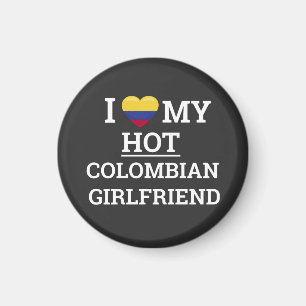 Ik hou van mijn hete Colombiaanse vriendin  Magneet