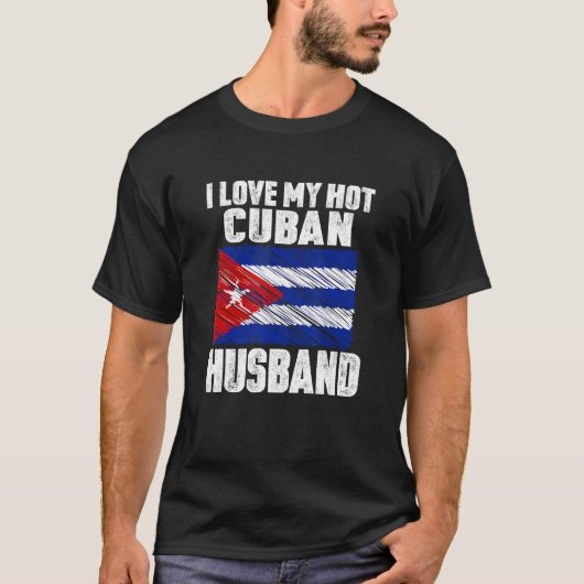 Ik hou van mijn hete Cubaanse Jubileum bruiloft T-shirt (Voorkant)