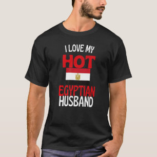 Ik hou van mijn hete Egyptische man Egypt Relatie T-shirt