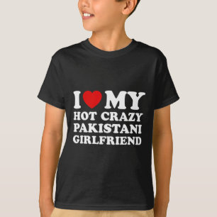 Ik hou van mijn hete gekke Pakistaanse vriendin Va T-shirt