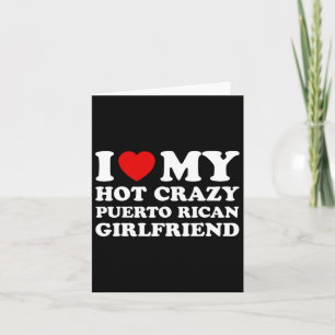 Ik hou van mijn hete gekke Puerto Ricaanse vriendi Kaart