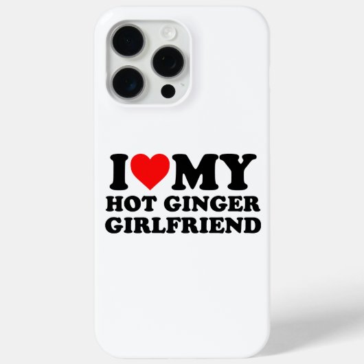 Ik hou van mijn hete gember vriendin Case-Mate iPhone case (Achterkant)