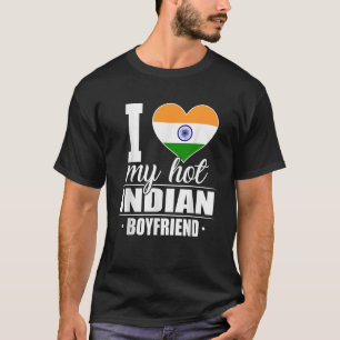 Ik hou van mijn hete indiase vriendje Shirt india